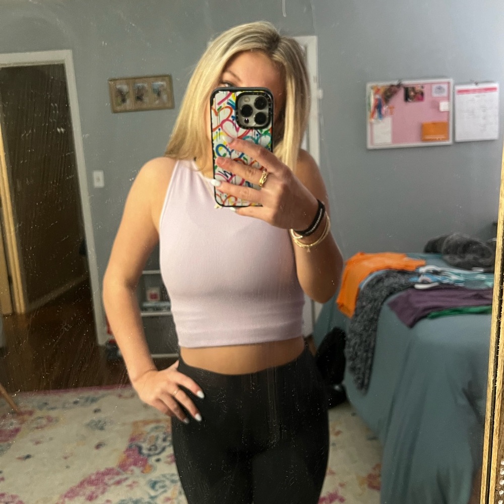 Purple boutique tank top size small fits S/M